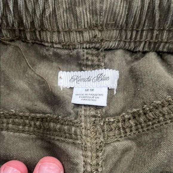 Urban Outfitter NWT Green Corduroy Wide-Leg Pants - Picture 5 of 7